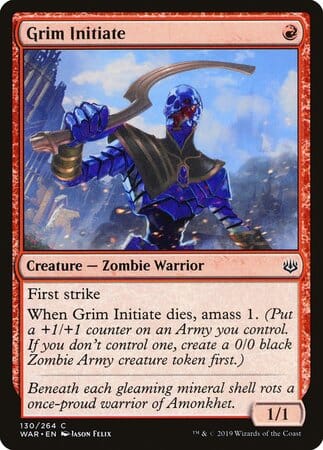 Grim Initiate [War of the Spark] MTG Single Magic: The Gathering  | Multizone: Comics And Games