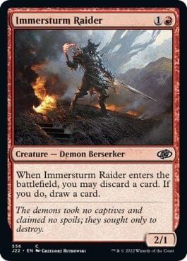 Immersturm Raider [Jumpstart 2022] MTG Single Magic: The Gathering  | Multizone: Comics And Games