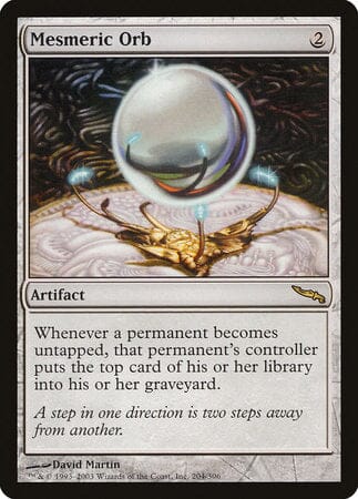 Mesmeric Orb [Mirrodin] MTG Single Magic: The Gathering  | Multizone: Comics And Games