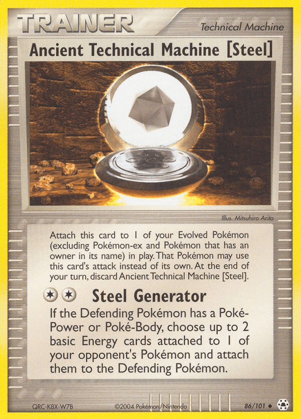 Ancient Technical Machine [Steel] (86/101) [EX: Hidden Legends] Pokemon Single Pokémon  | Multizone: Comics And Games