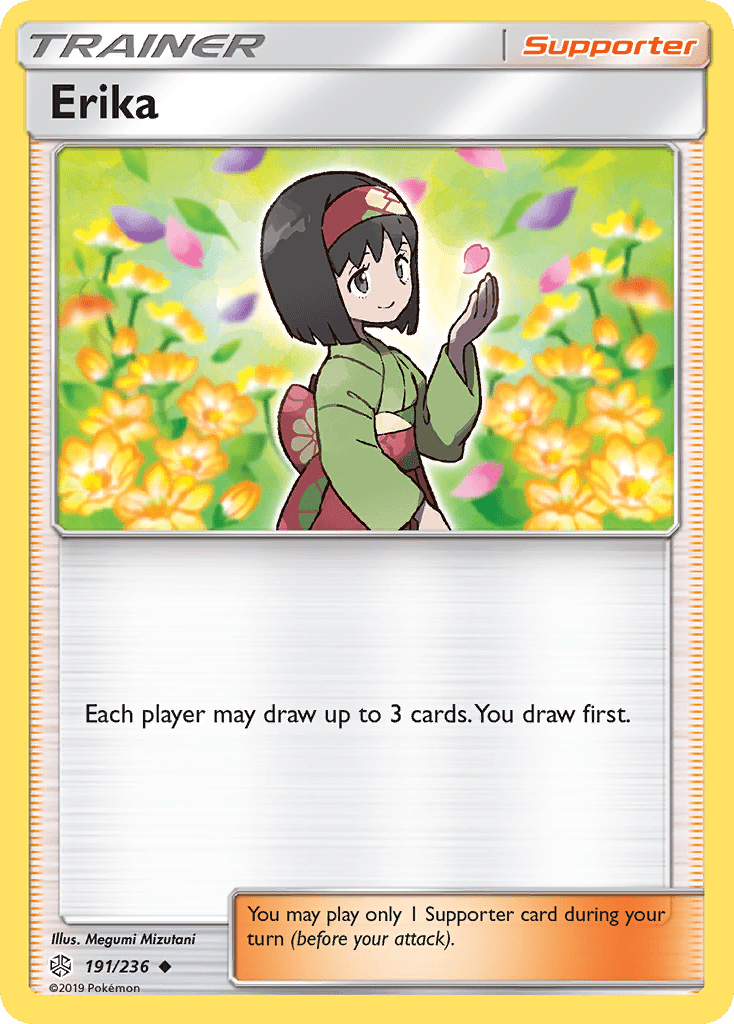 Erika (191/236) [Sun & Moon: Cosmic Eclipse] Pokemon Single Pokémon  | Multizone: Comics And Games