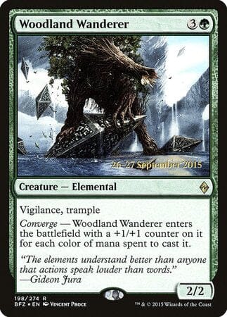Woodland Wanderer [Battle for Zendikar Promos] MTG Single Magic: The Gathering  | Multizone: Comics And Games