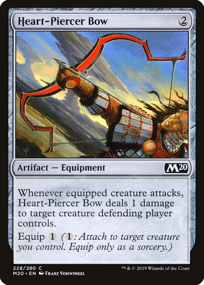 Heart-Piercer Bow [Core Set 2020] MTG Single Magic: The Gathering  | Multizone: Comics And Games