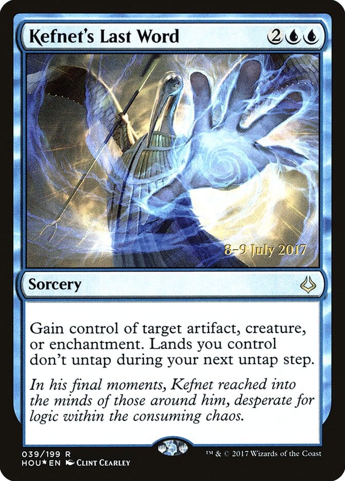 Kefnet's Last Word [Hour of Devastation Prerelease Promos] MTG Single Magic: The Gathering  | Multizone: Comics And Games