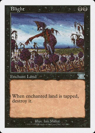 Blight [Classic Sixth Edition] MTG Single Magic: The Gathering  | Multizone: Comics And Games