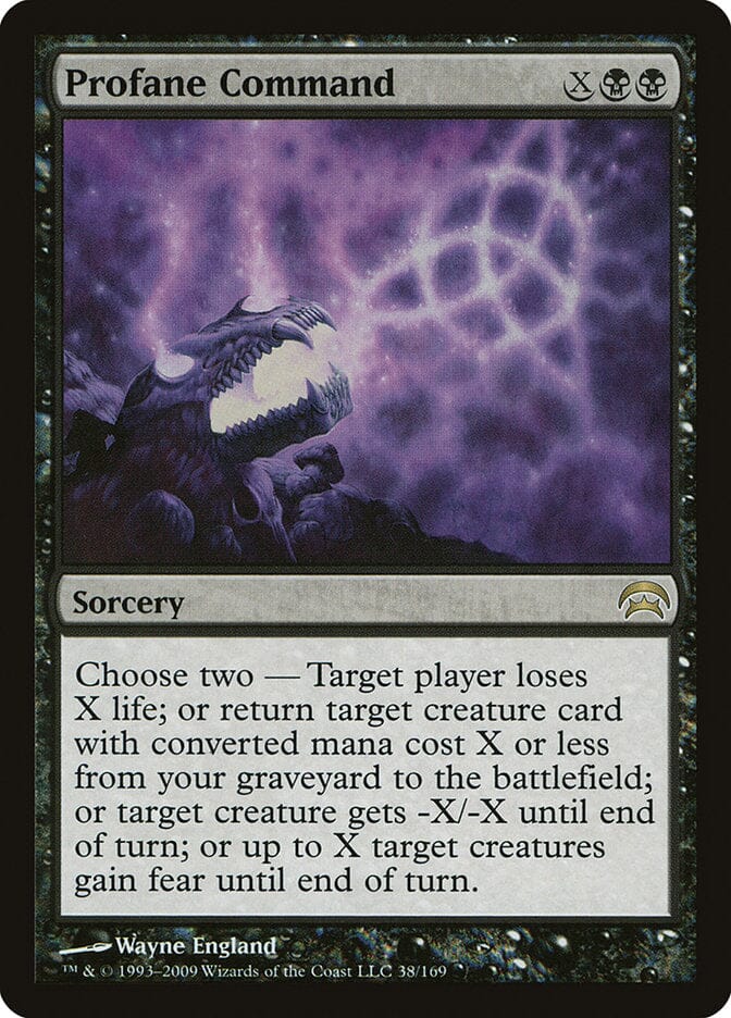 Profane Command [Planechase] MTG Single Magic: The Gathering  | Multizone: Comics And Games