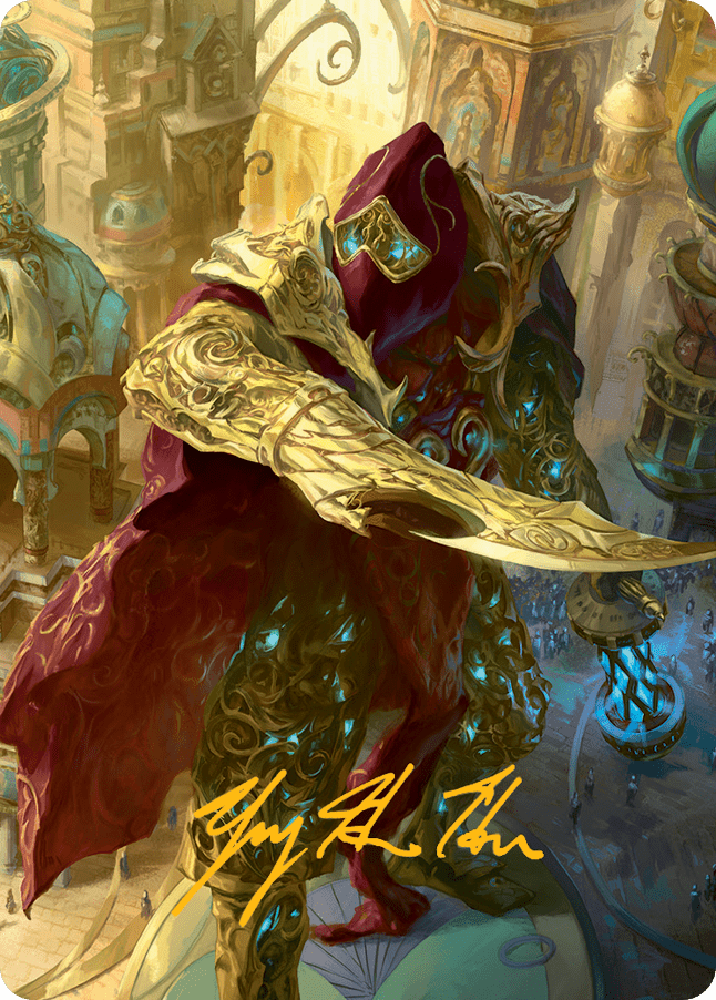 Baral, Chief of Compliance Art Card (Gold-Stamped Signature) [March of the Machine Art Series] MTG Single Magic: The Gathering  | Multizone: Comics And Games
