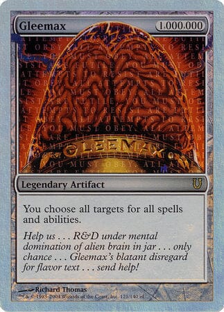 Gleemax (Alternate Foil) [Unhinged] MTG Single Magic: The Gathering  | Multizone: Comics And Games