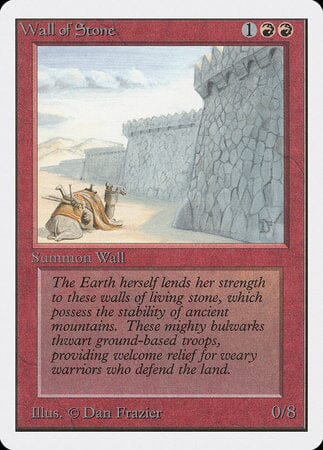 Wall of Stone [Unlimited Edition] MTG Single Magic: The Gathering  | Multizone: Comics And Games