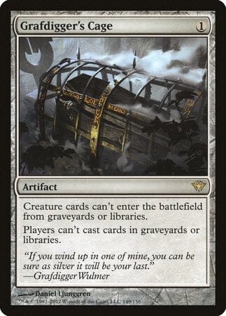 Grafdigger's Cage [Dark Ascension] MTG Single Magic: The Gathering  | Multizone: Comics And Games