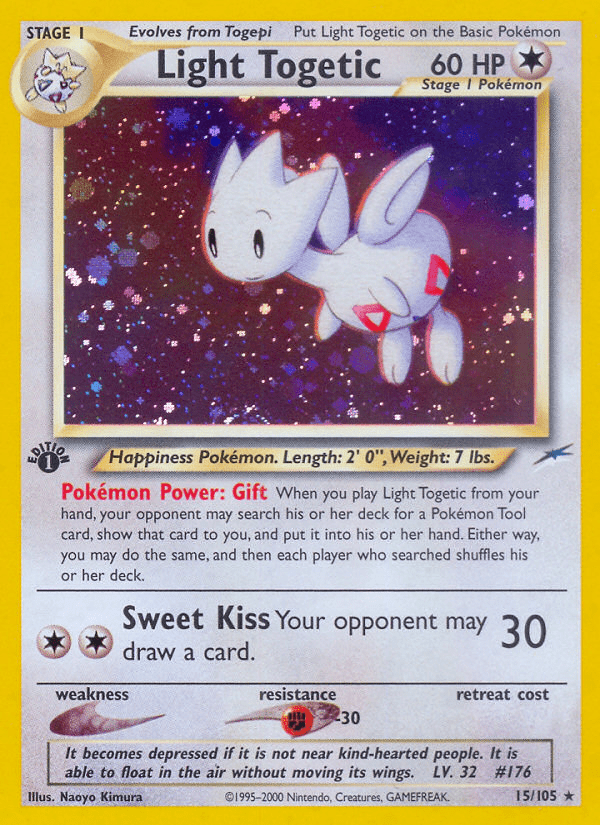 Light Togetic (15/105) [Neo Destiny 1st Edition] Pokemon Single Pokémon  | Multizone: Comics And Games