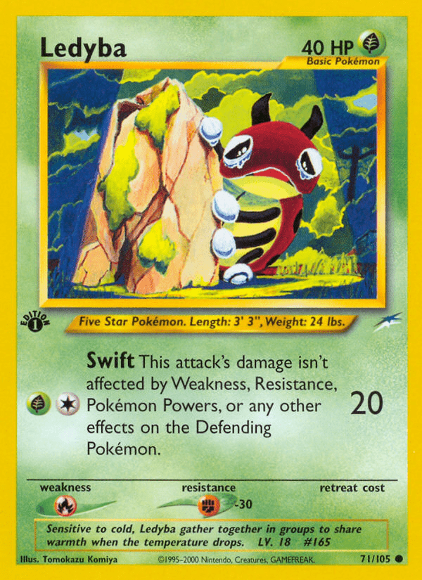 Ledyba (71/105) [Neo Destiny 1st Edition] Pokemon Single Pokémon  | Multizone: Comics And Games