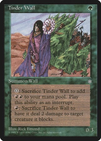 Tinder Wall [Ice Age] MTG Single Magic: The Gathering  | Multizone: Comics And Games