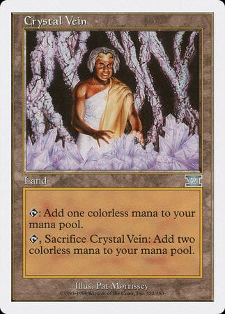 Crystal Vein [Classic Sixth Edition] MTG Single Magic: The Gathering  | Multizone: Comics And Games