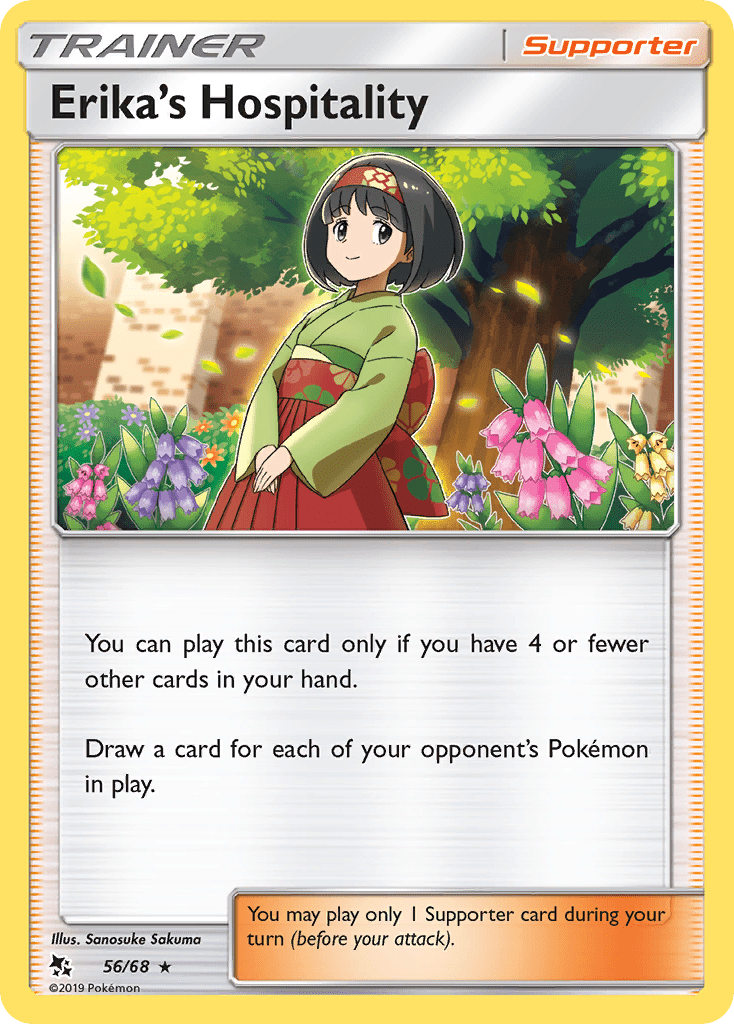 Erika's Hospitality (56/68) [Sun & Moon: Hidden Fates] Pokemon Single Pokémon  | Multizone: Comics And Games