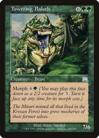 Towering Baloth [Onslaught] MTG Single Magic: The Gathering  | Multizone: Comics And Games