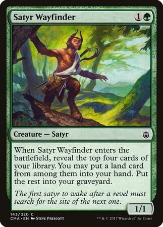 Satyr Wayfinder [Commander Anthology] MTG Single Magic: The Gathering  | Multizone: Comics And Games