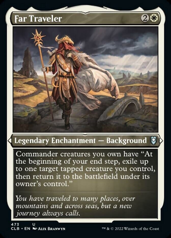 Far Traveler (Foil Etched) [Commander Legends: Battle for Baldur's Gate] MTG Single Magic: The Gathering  | Multizone: Comics And Games