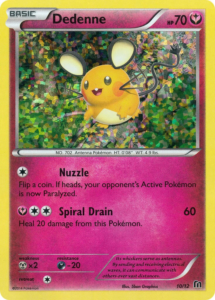Dedenne (10/12) [McDonald's Promos: 2016 Collection] Pokemon Single Pokémon  | Multizone: Comics And Games