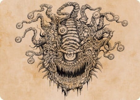 Baleful Beholder (Showcase) Art Card [Dungeons & Dragons: Adventures in the Forgotten Realms Art Series] MTG Single Magic: The Gathering  | Multizone: Comics And Games
