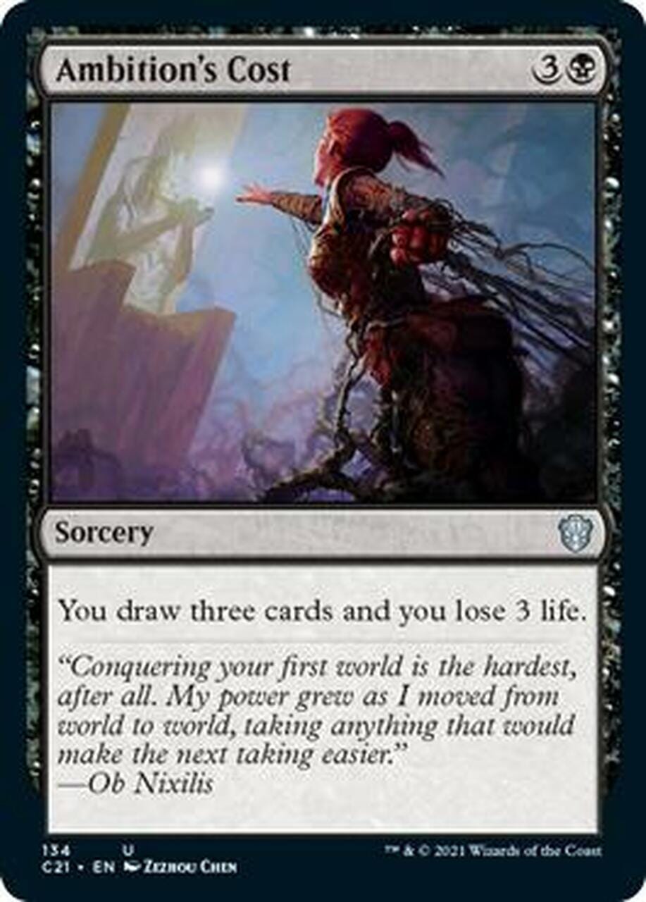 Ambition's Cost [Commander 2021] MTG Single Magic: The Gathering  | Multizone: Comics And Games