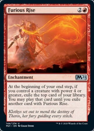 Furious Rise [Core Set 2021] MTG Single Magic: The Gathering  | Multizone: Comics And Games