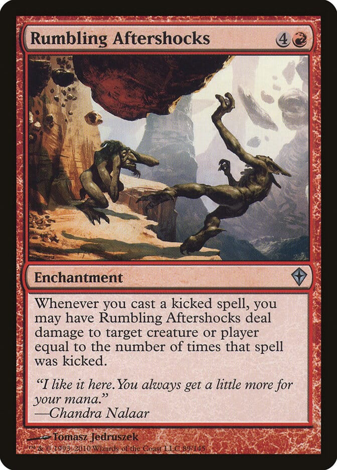 Rumbling Aftershocks [Worldwake] MTG Single Magic: The Gathering  | Multizone: Comics And Games