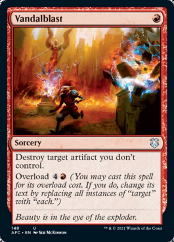 Vandalblast [Dungeons & Dragons: Adventures in the Forgotten Realms Commander] MTG Single Magic: The Gathering  | Multizone: Comics And Games