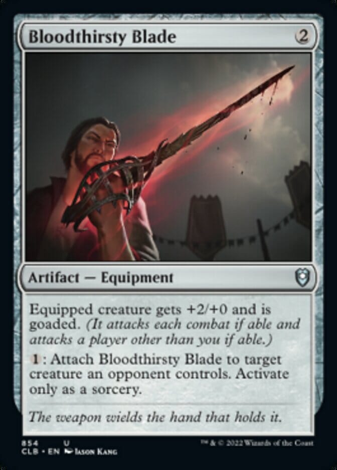 Bloodthirsty Blade [Commander Legends: Battle for Baldur's Gate] MTG Single Magic: The Gathering  | Multizone: Comics And Games