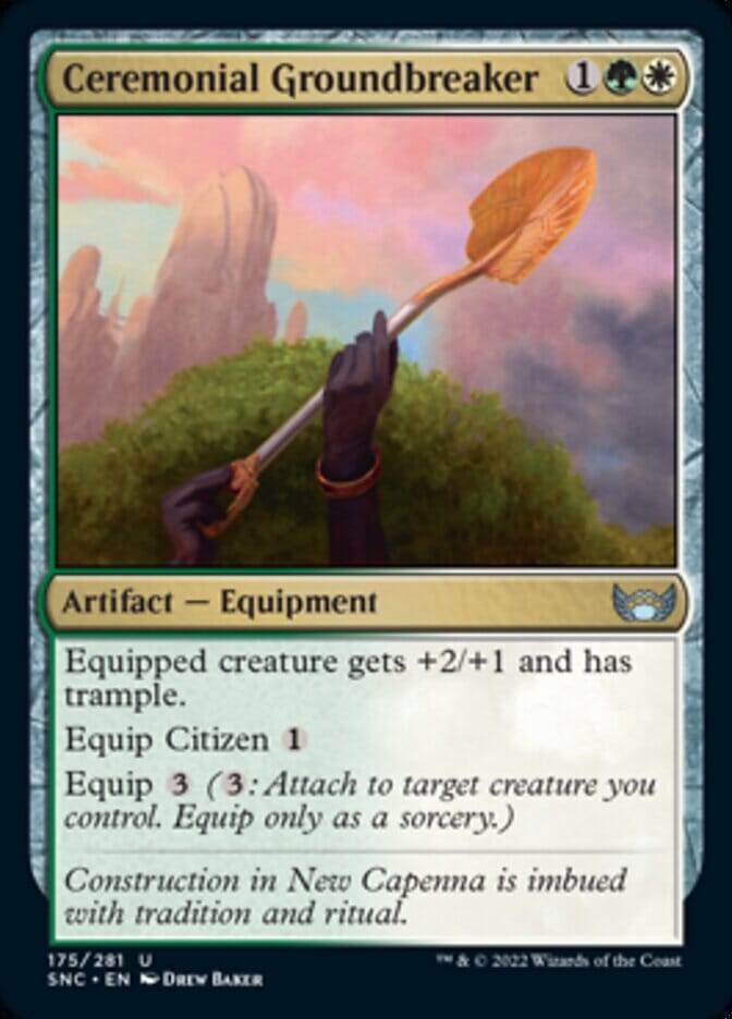 Ceremonial Groundbreaker [Streets of New Capenna] MTG Single Magic: The Gathering  | Multizone: Comics And Games