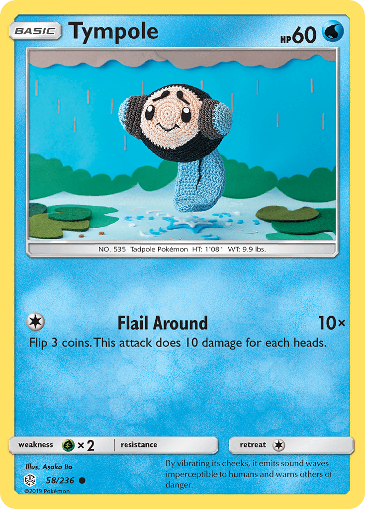 Tympole (58/236) [Sun & Moon: Cosmic Eclipse] Pokemon Single Pokémon  | Multizone: Comics And Games