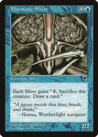 Mnemonic Sliver [Tempest] MTG Single Magic: The Gathering  | Multizone: Comics And Games