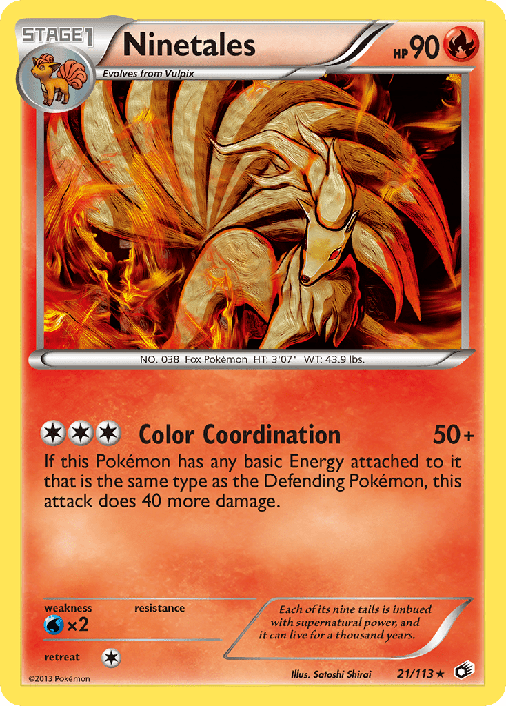 Ninetales (21/113) [Black & White: Legendary Treasures] Pokemon Single Pokémon  | Multizone: Comics And Games