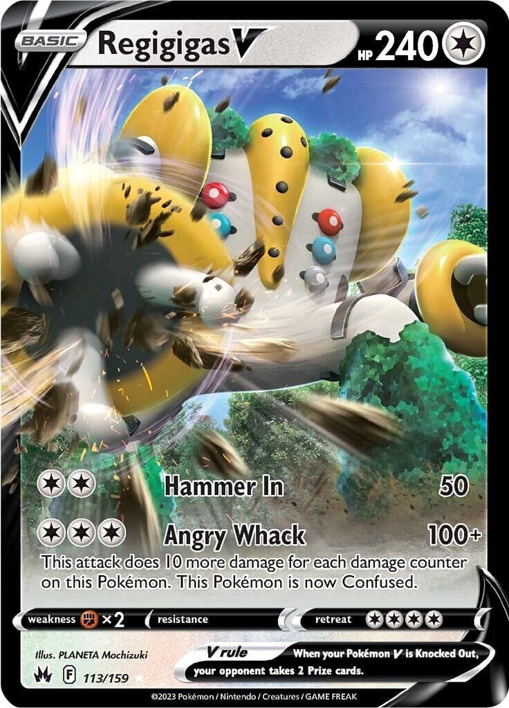 Regigigas V (113/159) [Sword & Shield: Crown Zenith] Pokemon Single Pokémon  | Multizone: Comics And Games
