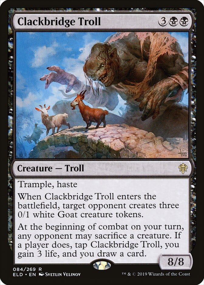 Clackbridge Troll [Throne of Eldraine] MTG Single Magic: The Gathering  | Multizone: Comics And Games