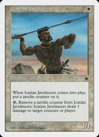 Icatian Javelineers [Anthologies] MTG Single Magic: The Gathering  | Multizone: Comics And Games