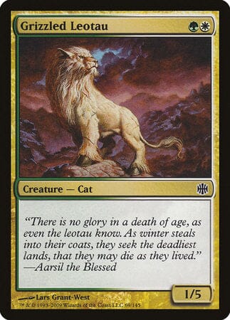 Grizzled Leotau [Alara Reborn] MTG Single Magic: The Gathering  | Multizone: Comics And Games