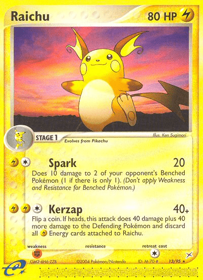 Raichu (13/95) [EX: Team Magma vs Team Aqua] Pokemon Single Pokémon  | Multizone: Comics And Games