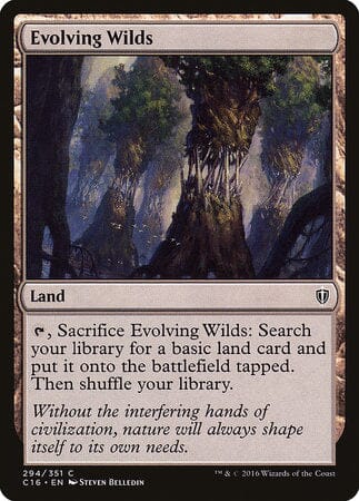 Evolving Wilds [Commander 2016] MTG Single Magic: The Gathering  | Multizone: Comics And Games