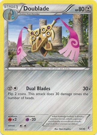 Doublade (14/30) [XY: Trainer Kit 1 - Bisharp] Pokemon Single Pokémon  | Multizone: Comics And Games