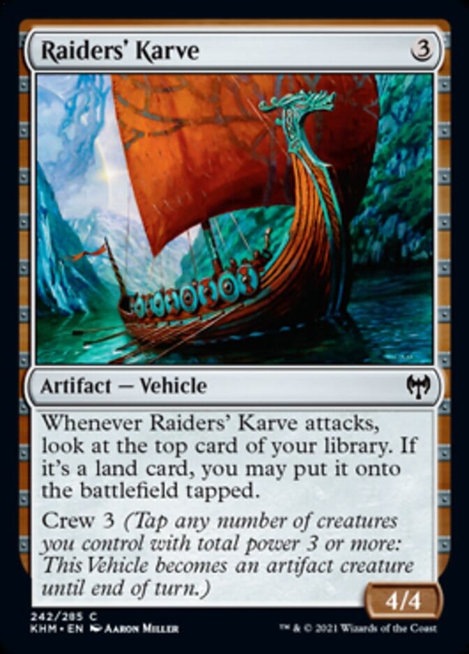 Raiders' Karve [Kaldheim] MTG Single Magic: The Gathering  | Multizone: Comics And Games