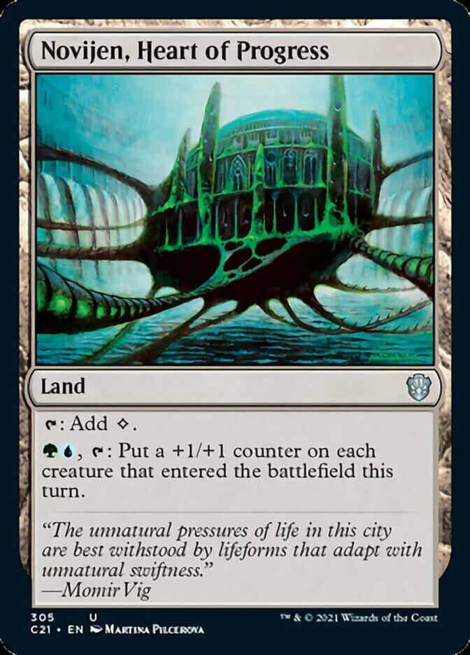 Novijen, Heart of Progress [Commander 2021] MTG Single Magic: The Gathering  | Multizone: Comics And Games