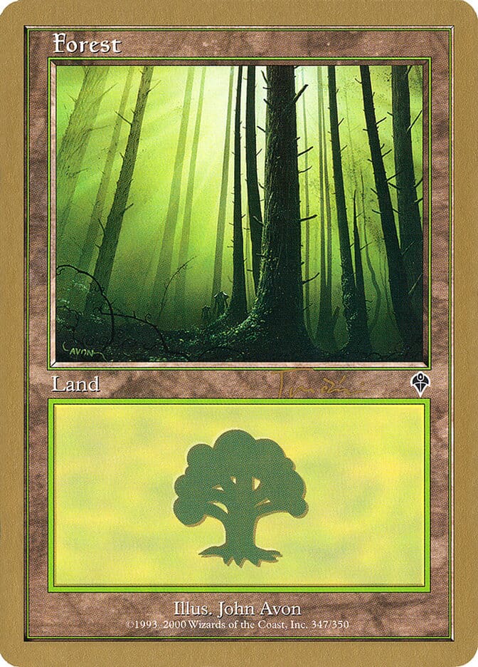 Forest (jt347) (Jan Tomcani) [World Championship Decks 2001] MTG Single Magic: The Gathering  | Multizone: Comics And Games
