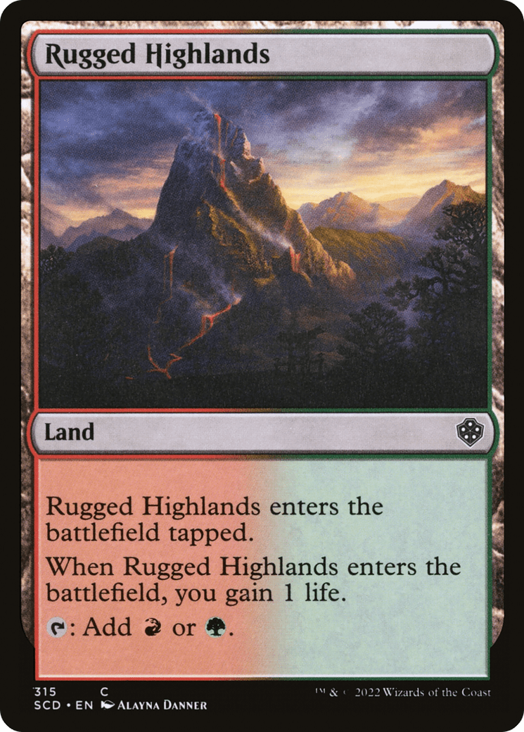 Rugged Highlands [Starter Commander Decks] MTG Single Magic: The Gathering  | Multizone: Comics And Games