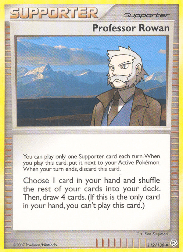 Professor Rowan (112/130) [Diamond & Pearl: Base Set] Pokemon Single Pokémon  | Multizone: Comics And Games
