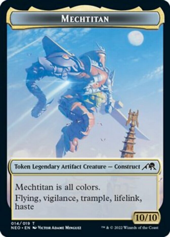 Mechtitan Token [Kamigawa: Neon Dynasty Tokens] MTG Single Magic: The Gathering  | Multizone: Comics And Games