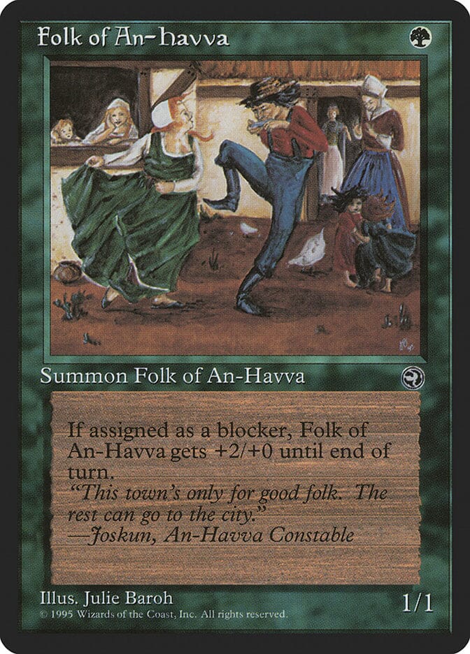 Folk of An-Havva (Joskun Flavor Text) [Homelands] MTG Single Magic: The Gathering  | Multizone: Comics And Games