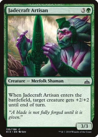 Jadecraft Artisan [Rivals of Ixalan] MTG Single Magic: The Gathering  | Multizone: Comics And Games