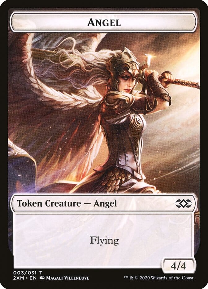 Angel Token [Double Masters] MTG Single Magic: The Gathering  | Multizone: Comics And Games