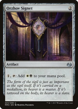 Orzhov Signet [Modern Masters 2017] MTG Single Magic: The Gathering  | Multizone: Comics And Games